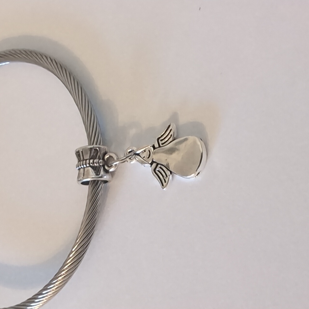 Silver Angel Dangle Charm for Pandora Style Bracelet‎
